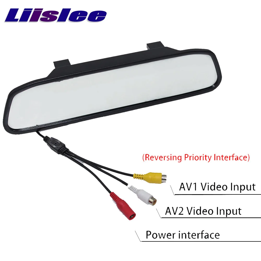 LiisLee Car Parking Assistance System 4.3 Inc TFT LCD Car Reverse Mirror Rearview Monitor (7)