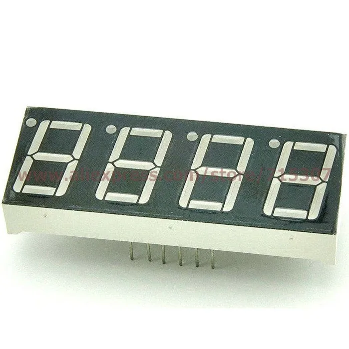 red digital tube led 4bit common cathode 0.5 0.56 inch(2)