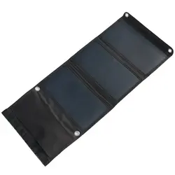 Высокая эффективность 21 Вт складной солнечный Зарядное устройство Панели солнечные Зарядное устройство для iphone dual usb Выход Батарея