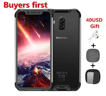 Перейти на Алиэкспресс и купить Оригинальный Blackview BV9600 pro IP68 Водонепроницаемый 19:9 6,21 дюймAndroid 8,1 смартфон 6 ГБ + 128 Гб MT6771 5580 мАч 4G NFC OTG Мобильный телефон