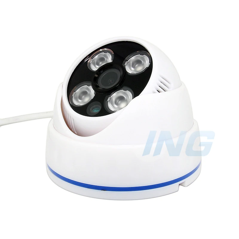 IP камера POE HD 1080P для помещений 4 светодиосветодиодный IR МП купольная ONVIF