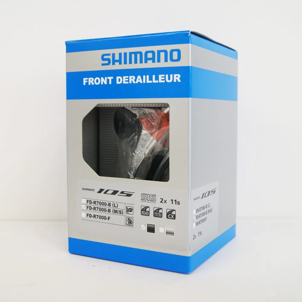 Оригинальный Shimano 105 велосипед FD-R7000 2x11-Speed передний переключатель черный/серебристый велосипед запчасти