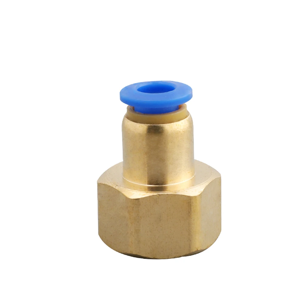 PCF 1/8 &quot1/4" 3/8 &quot1/2" BSPT гнездо x 4/6/8/10/12 мм OD трубка пневматический