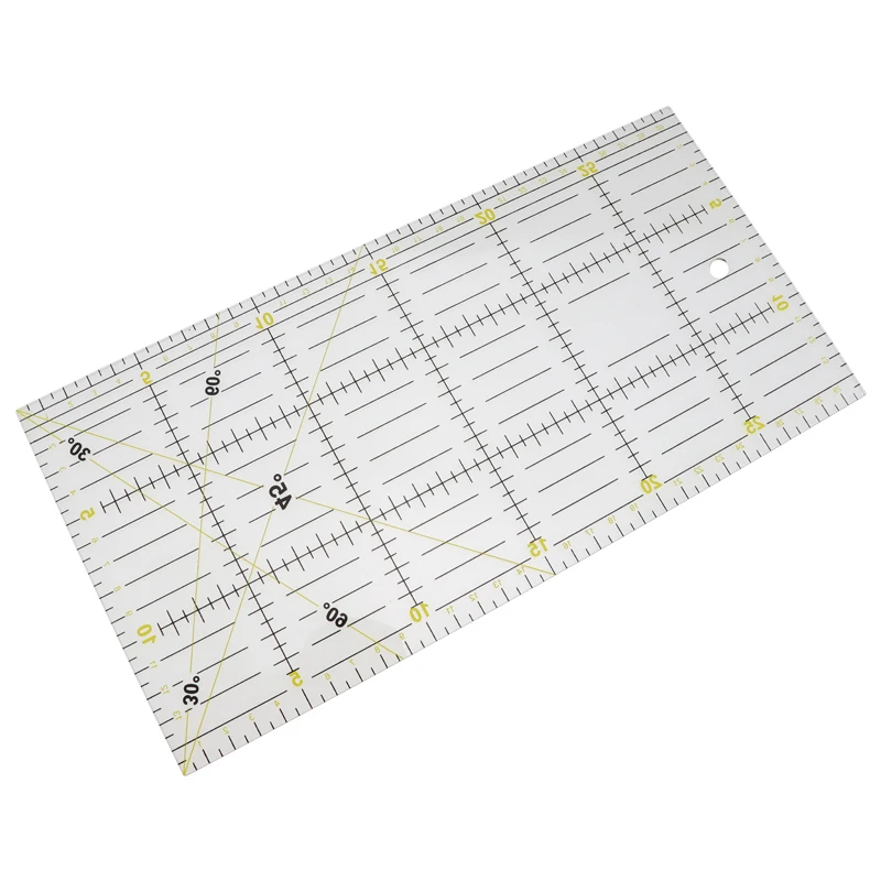 Sewing Patchwork Tailor Foot Aligned Ruler Quilting Grid Cutting DIY Craft 15cm