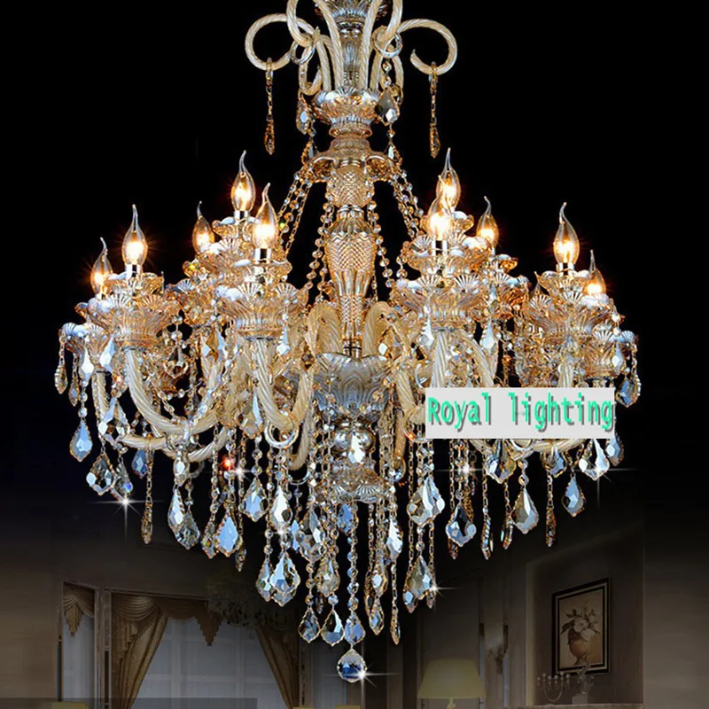 

Antique led dining chandelier crystal lampe led suspension light lustres para cristal lobby hotel Restaurent cafe Bar lamps