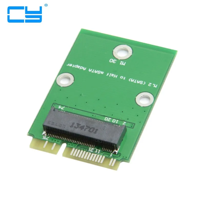 Mini pci express pcie PCI-E ngff ssd 2 Lane M.2 NGFF 30 мм SSD до половины высоты низкопрофильный адаптер