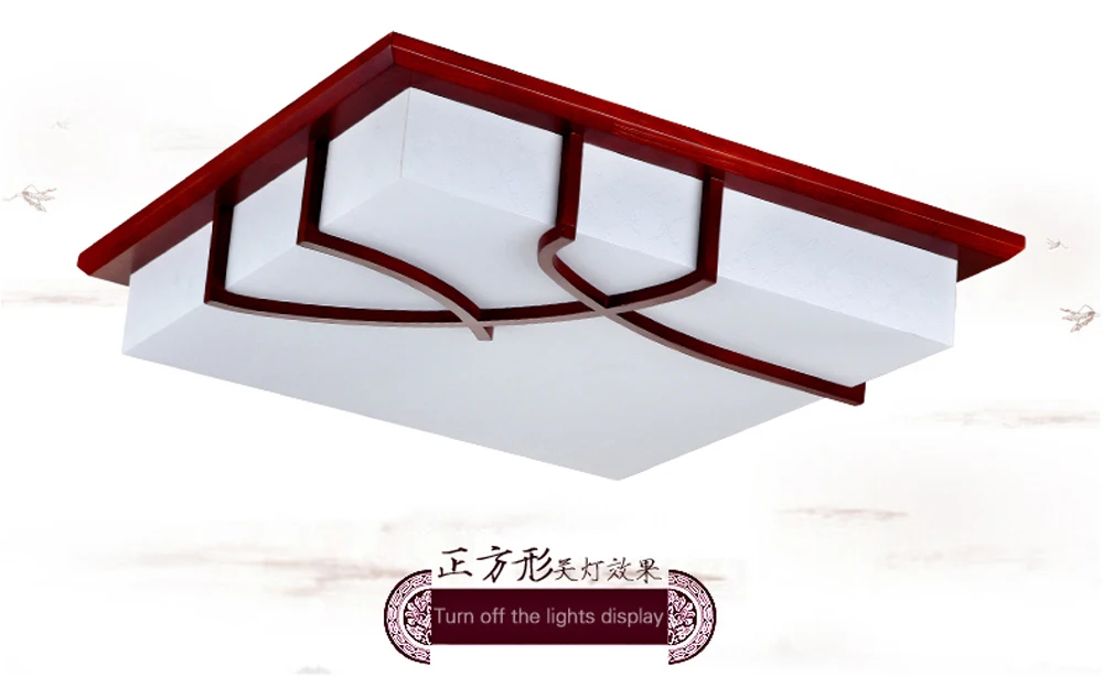 LED Китайские Деревянные Овчины Светодиодные Лампы.Светодиодные Светильники.Люстры Потолочные.Светильники Потолочные