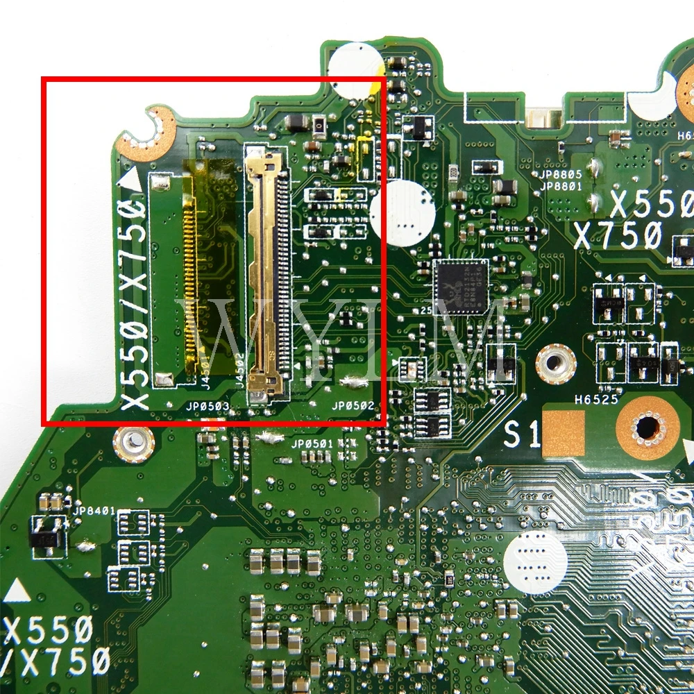 X550ZE اللوحة A10-7400CPU واجهة LVDS PM اللوحة ل ASUS X550ZA X550Z VM590Z K550Z X555Z اللوحة المحمول اختبارها