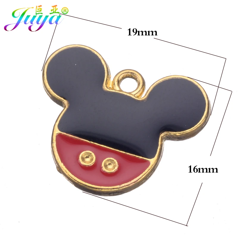 Juya 15 шт./лот оптовая продажа Сделай Сам эмалевый цветок животное кошка шармы