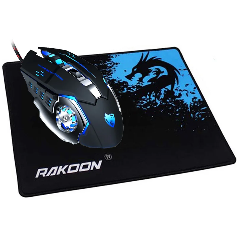 REEJOYAN RAKOON игровой коврик для мыши фиксирующий край Премиум текстурированный анти