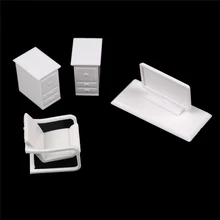 1 Набор кукольный домик миниатюрная мебель стол+ ноутбук+ модель стула Пейзаж Модель песка игрушка