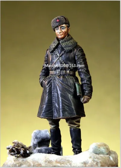1/35 scale WW2 Soviet military officer miniatures WWII Resin Model Kit figure Free Shipping | Игрушки и хобби