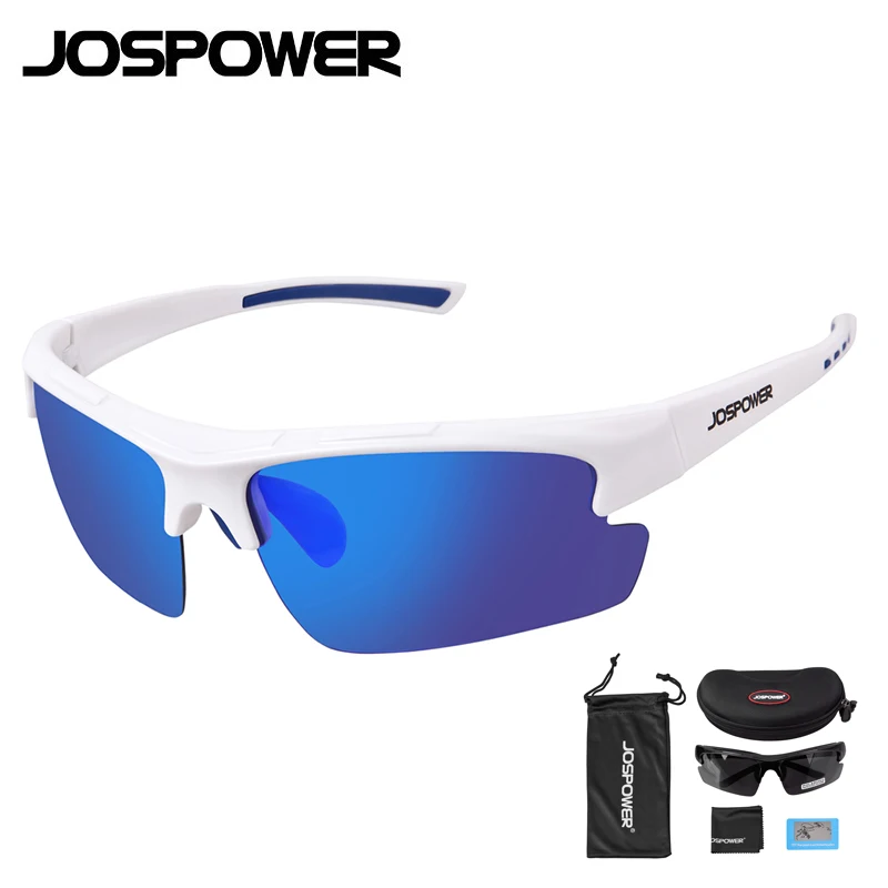 

JOSPOWER Professional Polarized Cycling Glasses Bike Ultralight Glasses Outdoor Sport Driving Sunglasses UV400 Fishing Eyewear