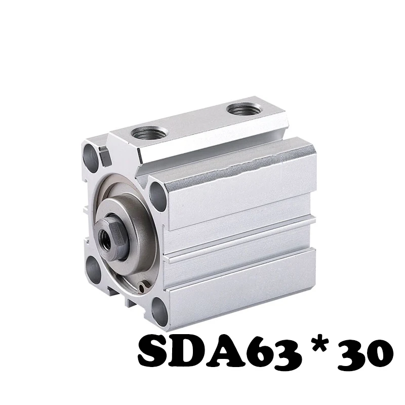 SDA63 * 30 стандартных высокого качества цилиндр тонкий цилиндр SDA Тип 30 мм ход двойной режим ЦИЛИНДР sda63-30