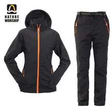 Осенне-Летняя мужская и женская верхняя одежда для походов на природе, охоты, быстросохнущая флисовая ветровка воздухопроницаемая куртка, пальто, спортивные штаны, комплекты