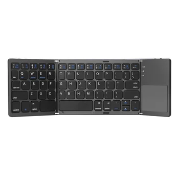 

Laptop Smartphone Tablet Bluetooth Portable Keyboard with Touch Folding Wireless Keyboard for Windows for Apple Android System