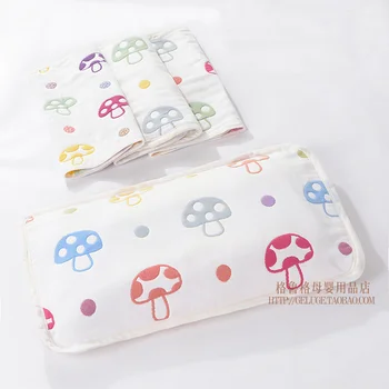 

100% cotton 6 layer gauge baby sleep head support baby pillow cover baby head pillowcase