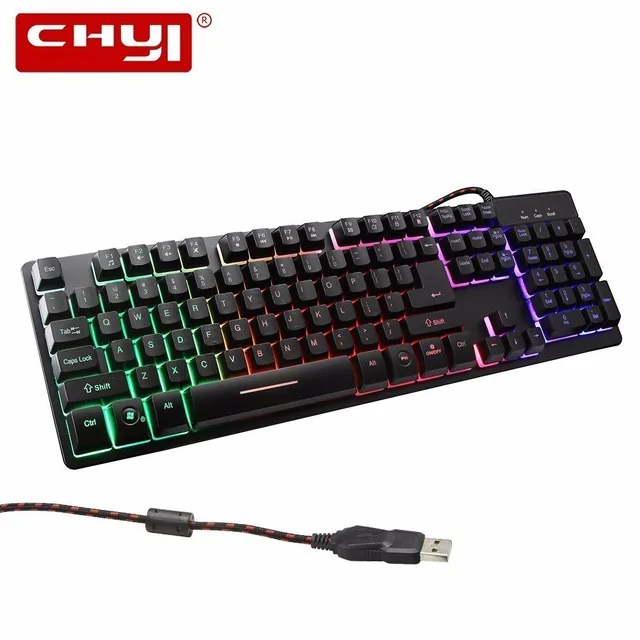 Best Offers CHYI Wired Gaming Keyboard With RGB Backlight USB Cable 104 Keys Ergonomics Game Keypad For Overwatch LOL Gamers PC Best Offers CHYI Wired Gaming Keyboard With RGB Backlight USB Cable 104 Keys Ergonomics Game Keypad For Overwatch LOL Gamers PC