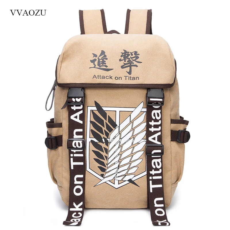 Attack on Titan Shingeki no Kyojin Cospaly Backpack School Bag Unisex Bag