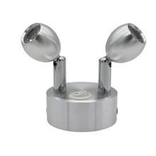 Портативная лампа для подзарядки шкафа, вращающаяся 30 градусов 7-8 часов последняя лампа батареи, 2 Вт 6 Вт двухголовная Беспроводная точечная лампа с акцентом