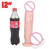 12 Inch Mega Realistic Suction Cup Dildo Vibrator 3 Speed Huge Giant Vibrating Dildo G spot Big Long Anal Vibrator Women Sex Toy 1
