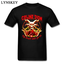 Сатана череп 666 3D футболки хип-хоп Рок музыка Футболки P череп мое сердце будет идти на классические мужские футболки для гиков наивысшего качества