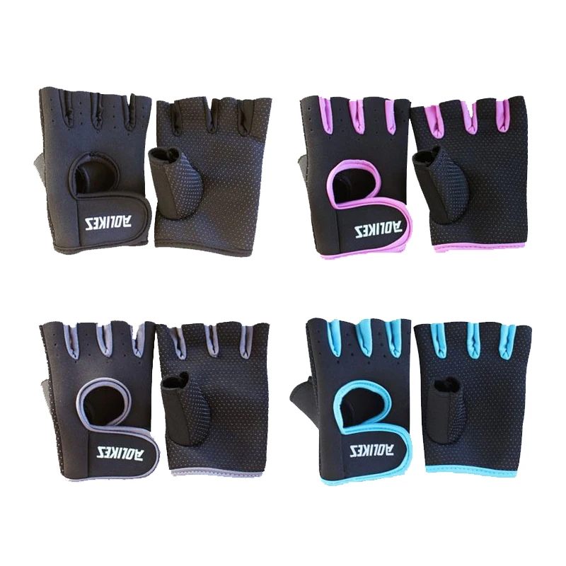 Aolikes Gym Sport Body Building Training Weightlifting Crossfit Gloves For Men Women Fitness Gloves Dumbbells Gym Gloves HBK001