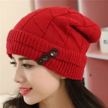 Wool knitting hat collapse cap autumn Winter warm thickening confined turtleneck cap Skullies Beanies Balaclava Gorro Bonnet