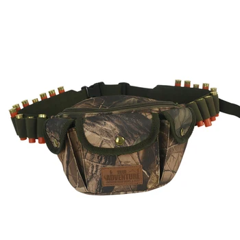 

New Outdoor Hunting Pockets Camouflage Bag Multi-functional Waist Containing Bullet Bag For Camping Hunting