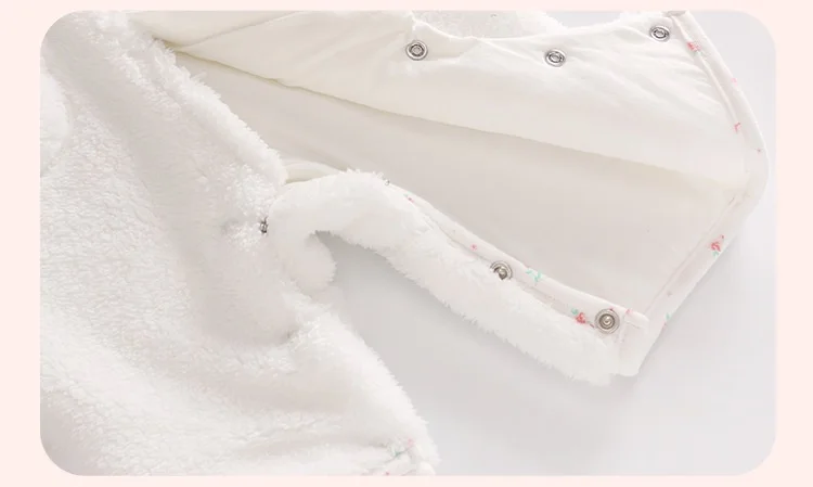 Vlinder/Детские комбинезоны; Одежда для новорожденных; детская одежда; зимняя Пижама с полярным медведем; плотный комбинезон с капюшоном; пижамы для младенцев