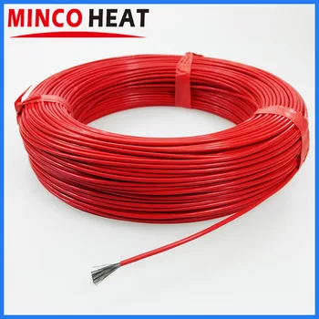 

36K 48K Silicone Rubber Coated Warmer Far Infrared Carbon Fiber Heating Cable