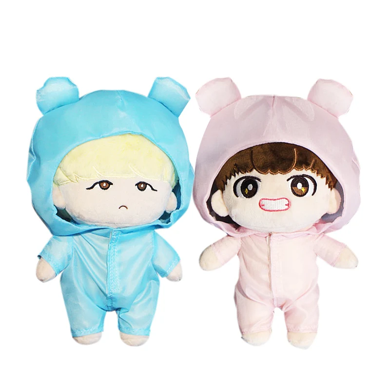 

KPOP BTS Bangtan Boys Plush Toy's Clothes Raincoat Only the Outfit NOT Include the Stuffed Doll