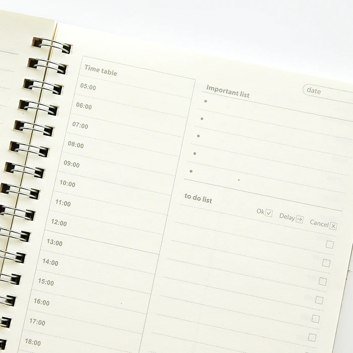 Style Retro Vintage Kraft Paper Spiral Time Management Notebook Timeline Efficiency Daily Agendas Planner Book Memo Pad Style Retro Vintage Kraft Paper Spiral Time Management Notebook Timeline Efficiency Daily Agendas Planner Book Memo Pad