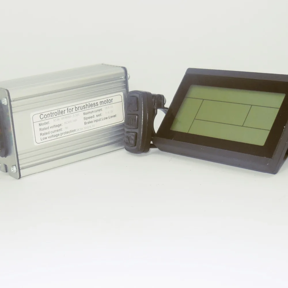 Excellent 36V48V 350W 18Amax Brushless DC Motor KUNTENG LCD Controller Ebike Controller +KT-LCD3 Display One Set 2