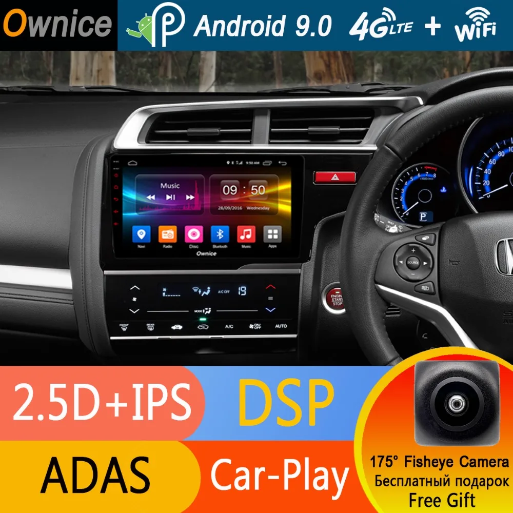 

IPS+2.5D Android Car DVD GPS Navi Radio For Honda Fit Jazz 2014 2015 2016 2017 2018 (Right Hand) Multimedia CarPlay DSP ADAS
