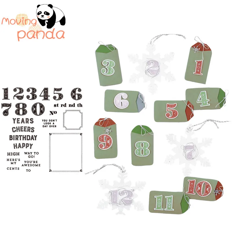 

NOTABLE NUMBERS Clear Silicone Stamp/Seal for DIY scrapbooking/photo album Decorative clear stamp sheets