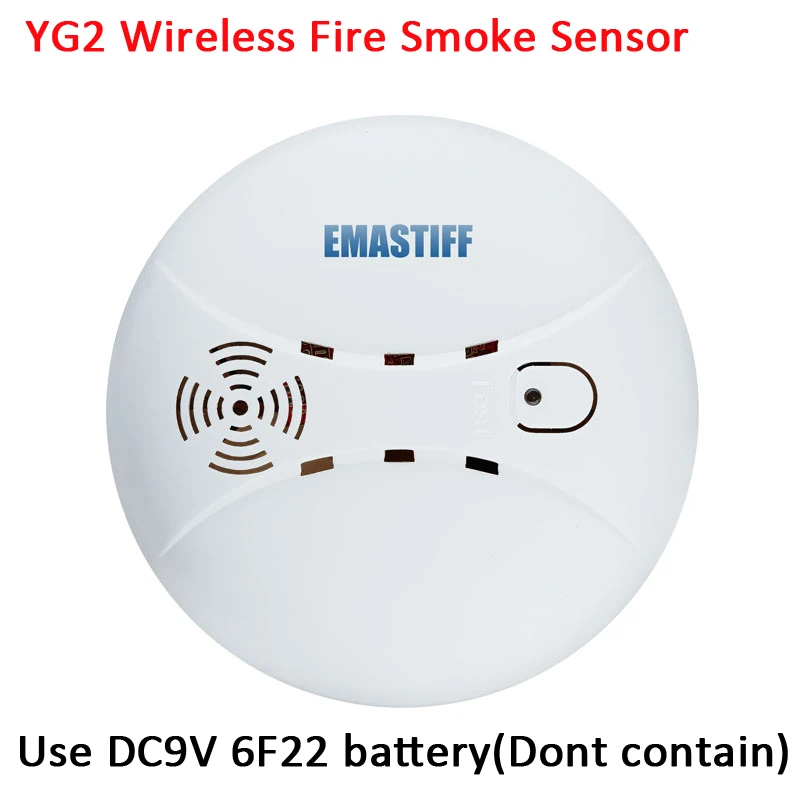 DIY Полная дверь PIR дым аксессуары для нашей новой W2B WIFI домашней безопасности GSM сигнализация беспроводная видео IP камера монитор - Цвет: Fire Smoke Sensor