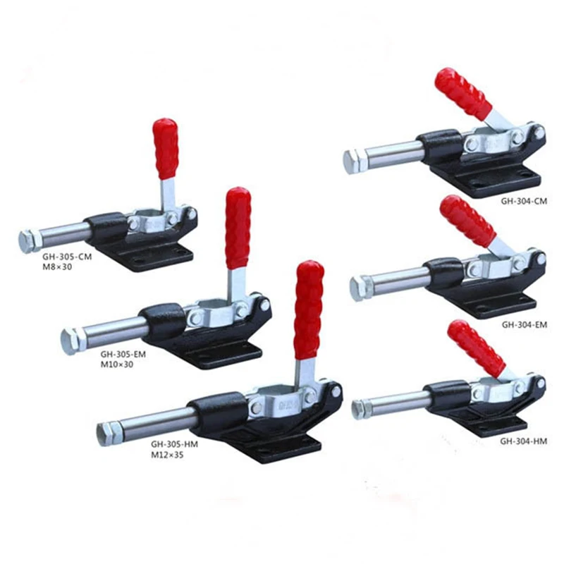 

90 Degree Push Pull Type Toggle Clamp Rod Vertical Arm Welding Machine Operation Mold