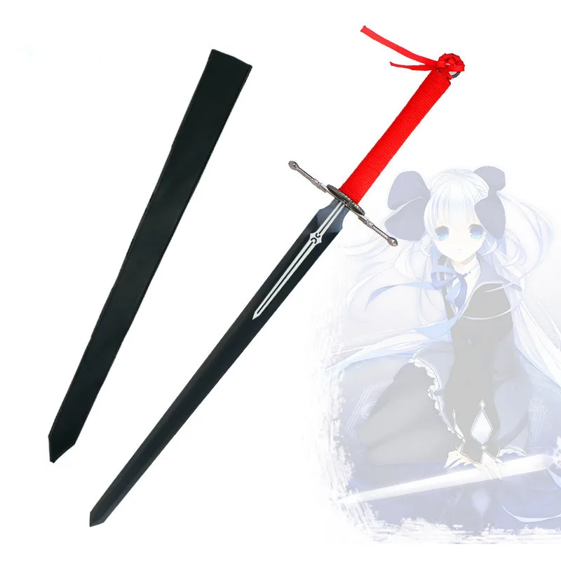 

Anime Inuyasha Sesshoumaru Sword copies Cosplay natural Metal sword Of red the handle black blade Lovers collection
