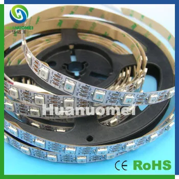 

Wholesale 5m/roll 5050 SMD300pixels smart led pixel strip magic color light IP20