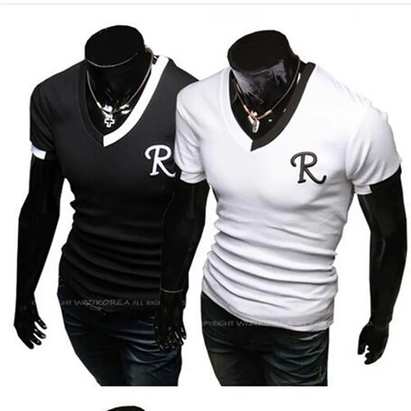 Хлопчатая футболка мужская|men tops|t-shirt mencotton t shirt |