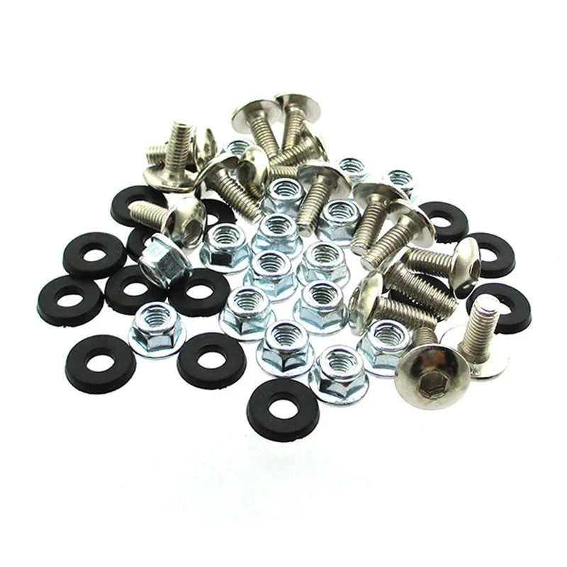 ATV Quad Plastic Fender Bolt Washer Nut Screw Kit For 50cc 70cc 90cc 110cc 125cc