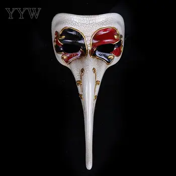 

Masquerade Venice Mask Long Nose Party Masks For Halloween Venetian Maske For Parties Unisex Costume Carnival Mysterious Masker