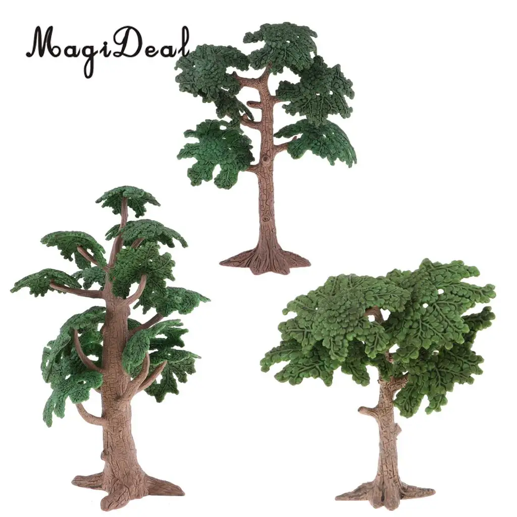 Simulation Pine Trees Mini Bonsai Coco Pine Ancient Cycad Tree Micro Landscape Cypress for Diorama Scenery Toys