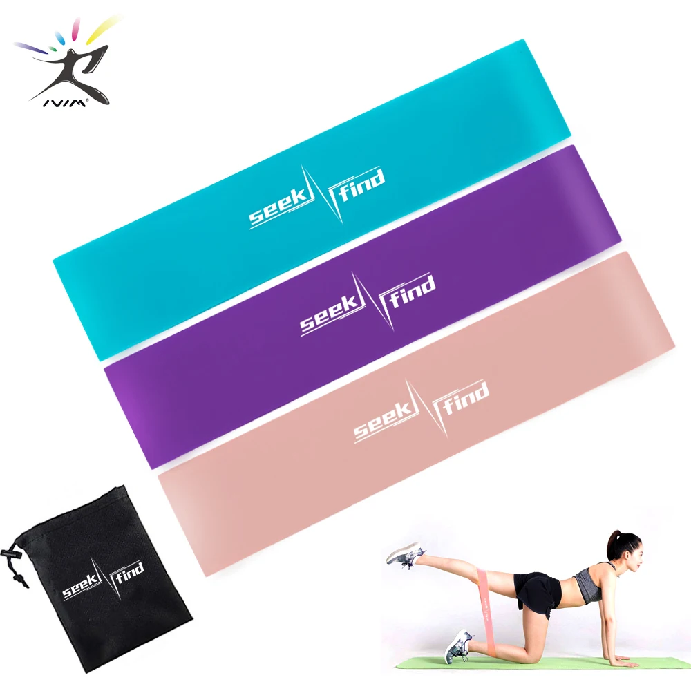 Yoga Resistance Loop Bands Elastic Fitness Gum Expander Bands Outdoor Home Exercise Training  Workout Equipment Booties Bands