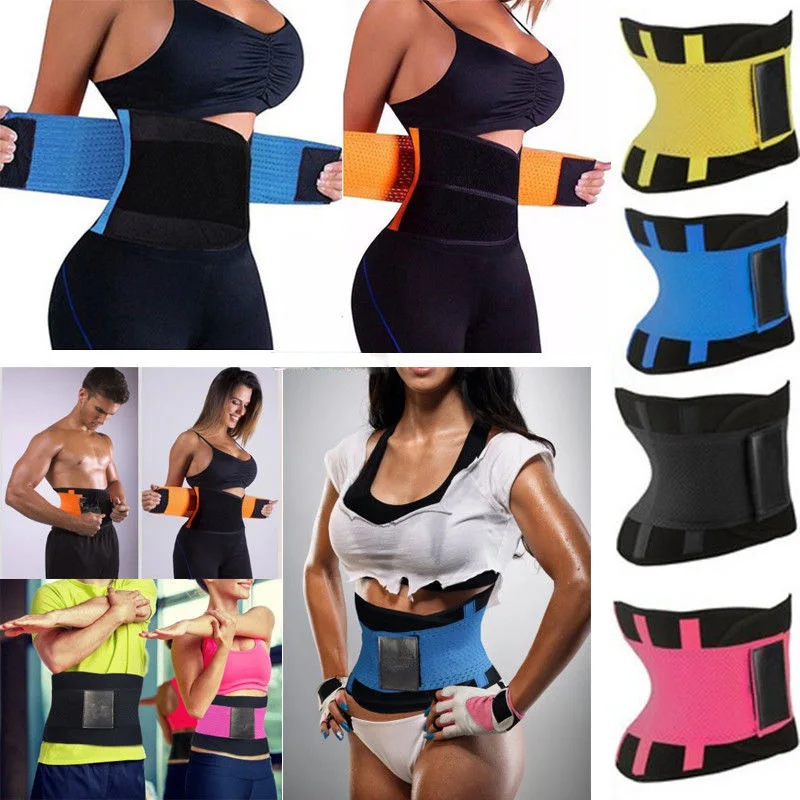 Ultra Sweat талии Поддержка ремень Для женщин для похудения Body Shaper тренера талии корректирующий пояс Управление Колумбии в липучки талии триммер