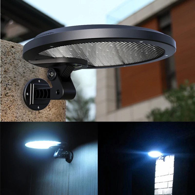 

BORUiT PIR Motion Sensor Solar Lamp 56 LEDs Light Senstive Solar Wall Light For Garden Yard Waterproof Outdoor Lighting LED Lamp