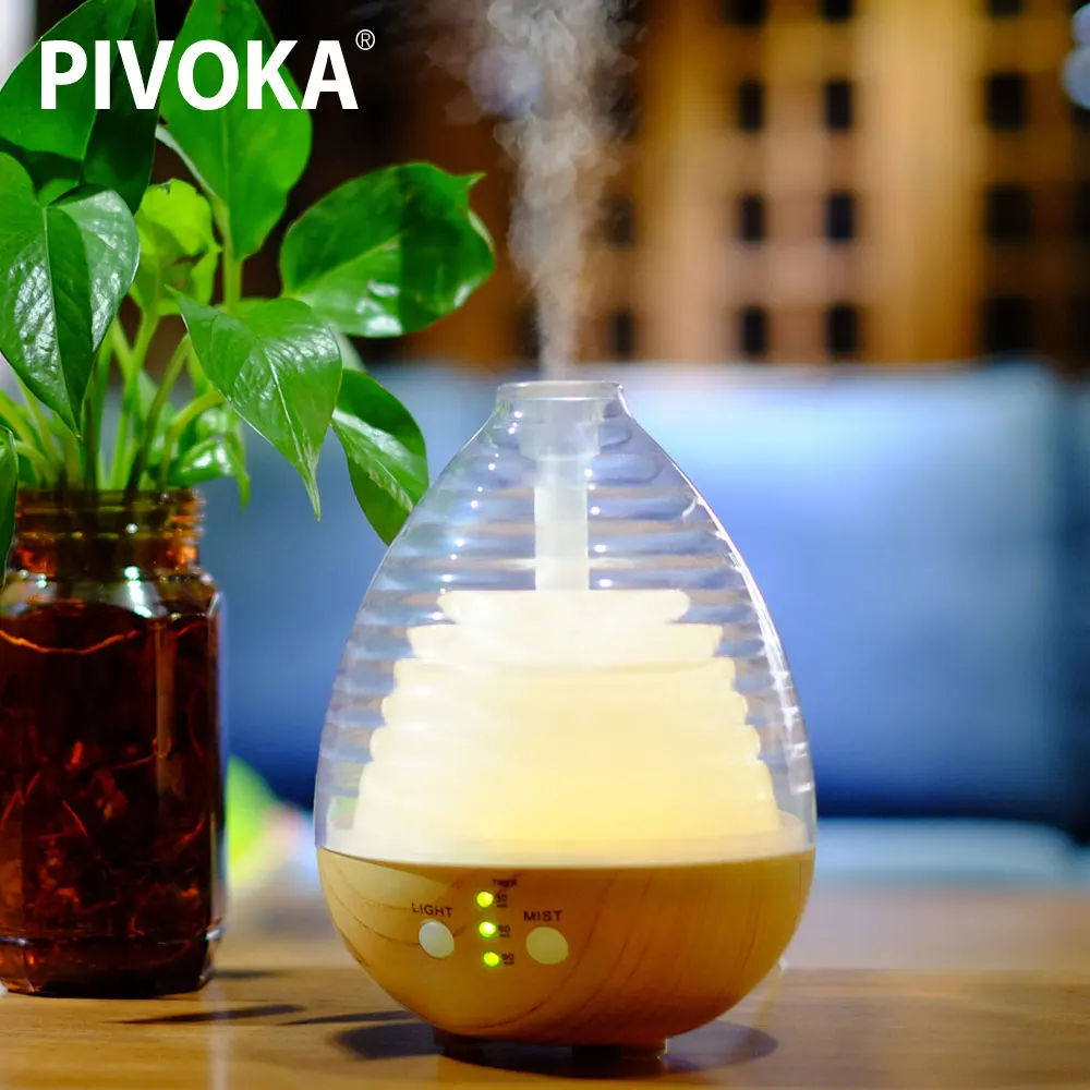 

Ultrasonic Humidifier Aromatherapy Oil Diffuser Cool Mist With Color LED Lights essential oil diffuser Waterless With USB 506