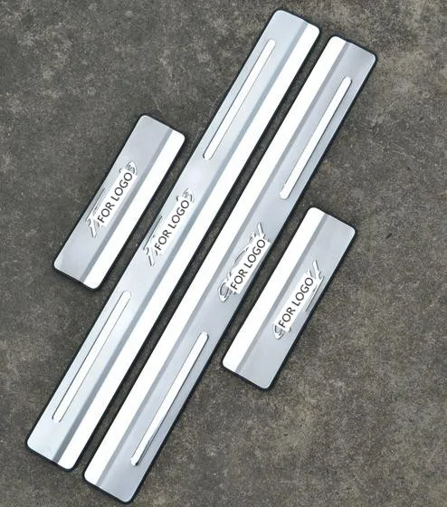 Free shipping FIT FOR Ford Fiesta 2009 2010 2011 2012 2013 2014 Stainless Steel Door Scuff Sill Plates Step Plate Protector | Автомобили и