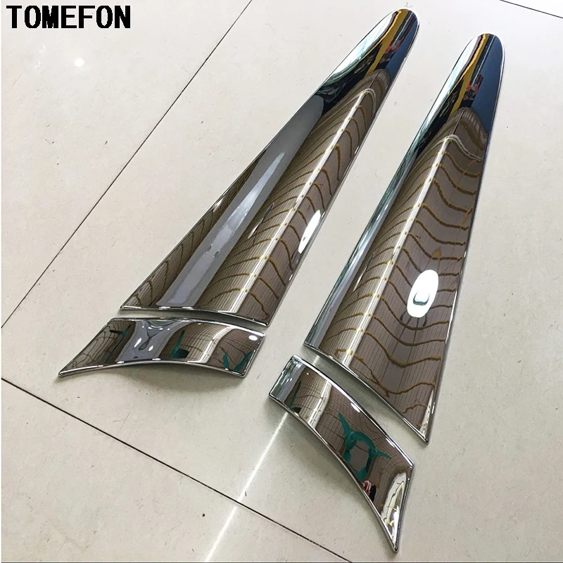 TOMEFON ABS хром для Toyota Sienta 2016 2017 второе поколение XP170 наклейки полосы молдинг